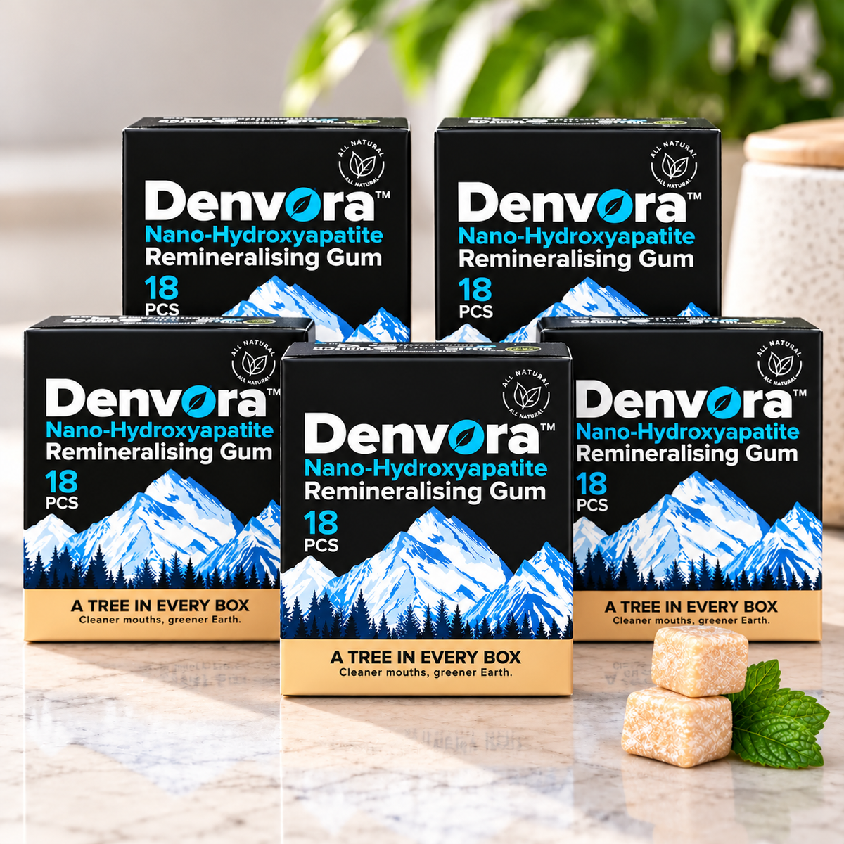 Denvora™ Nano-Hydroxyapatite Remineralising Gum