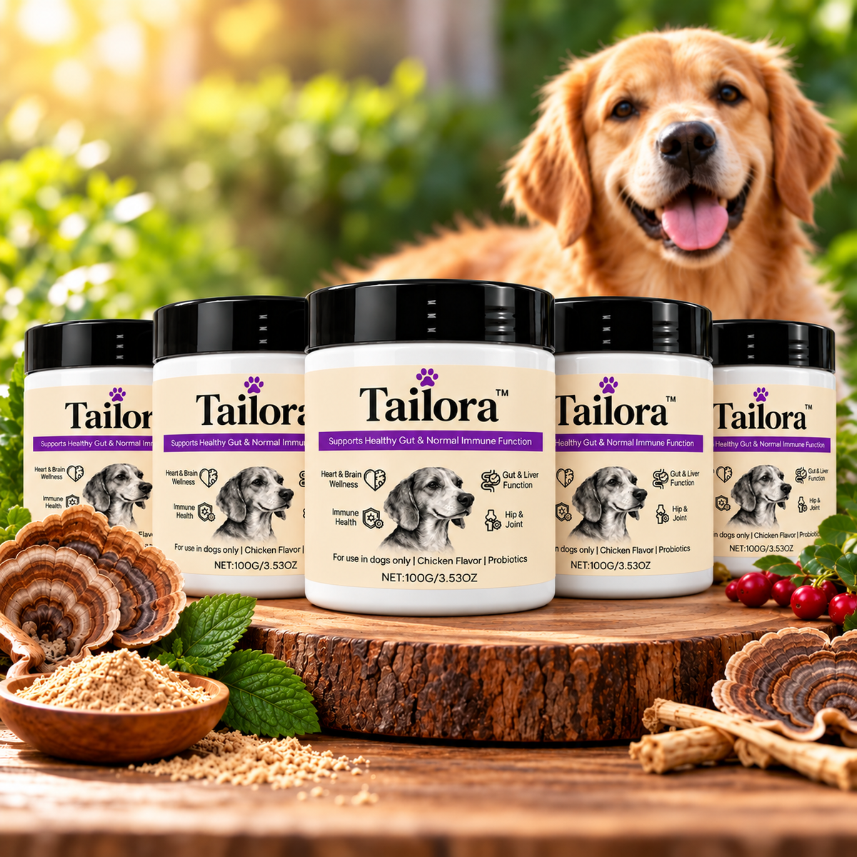 Tailora™ – Advanced Immune & Gut Health Support for Dogs