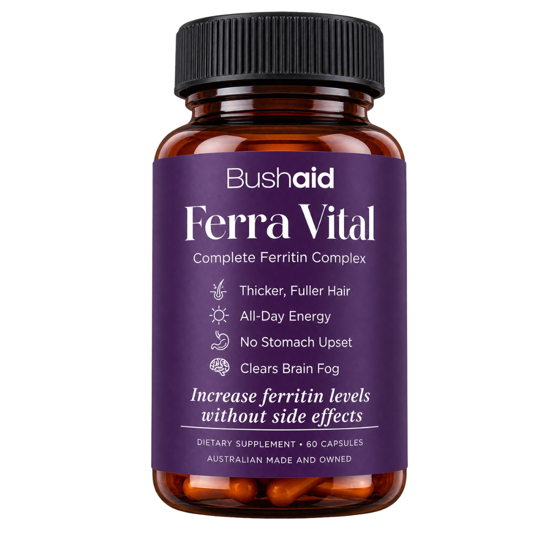 Ferra Vital™ Complete Ferritin Complex — Slow-Release Iron + B6, B12, Folate & Vitamin C