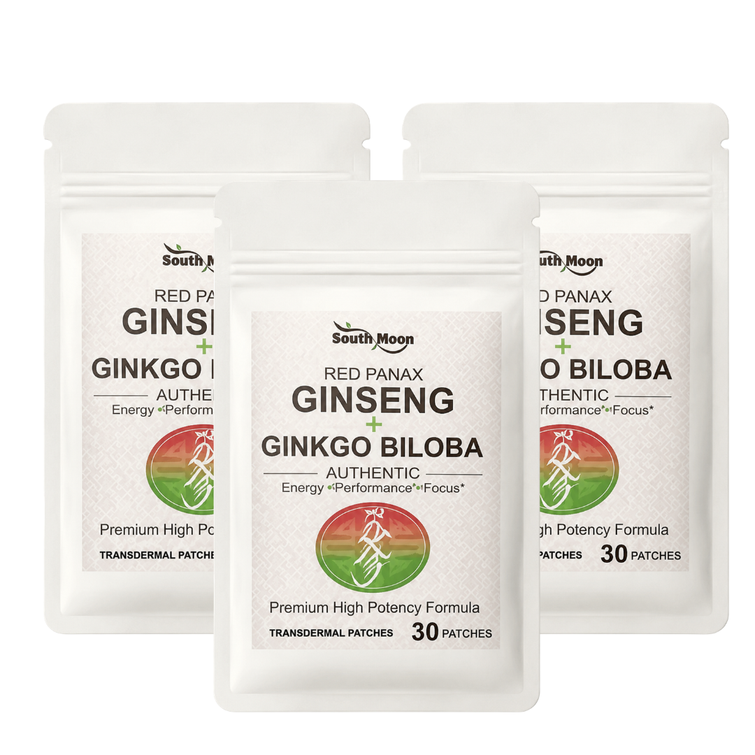 South Moon ginseng patches in use