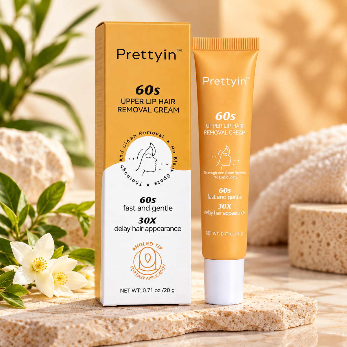 Prettyin™ | Remove Facial Hair Permanently in Just 60 seconds!