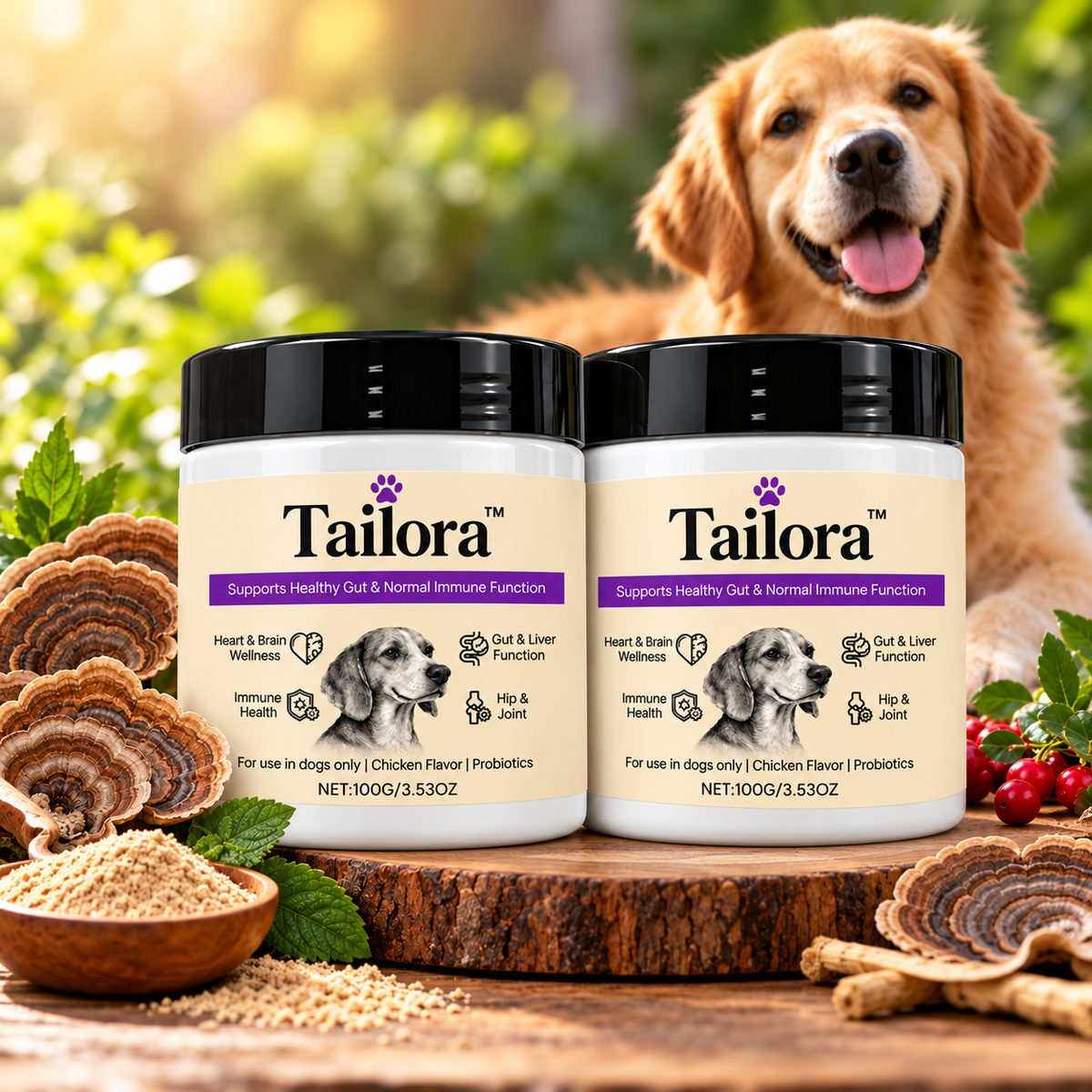 Tailora™ – Advanced Immune & Gut Health Support for Dogs