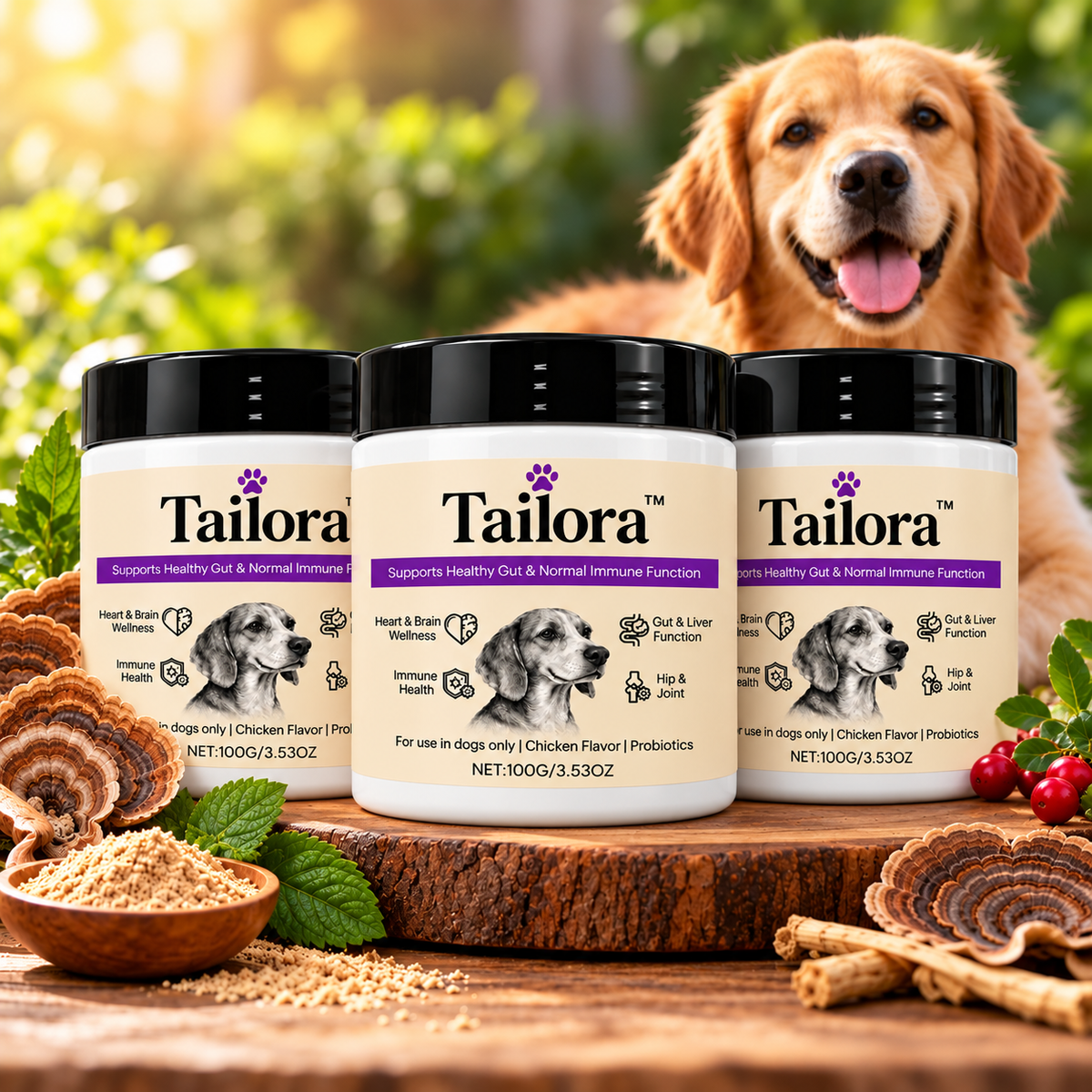Tailora™ – Advanced Immune & Gut Health Support for Dogs