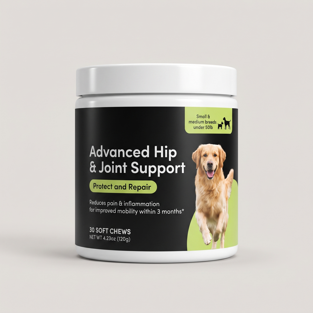 Advanced Hip & Joint Support dog soft chews, 30 chews - 1 pack