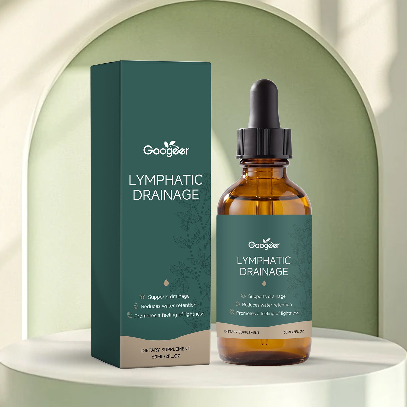 Googeer Lymphatic Drainage, 60 ml dietary supplement