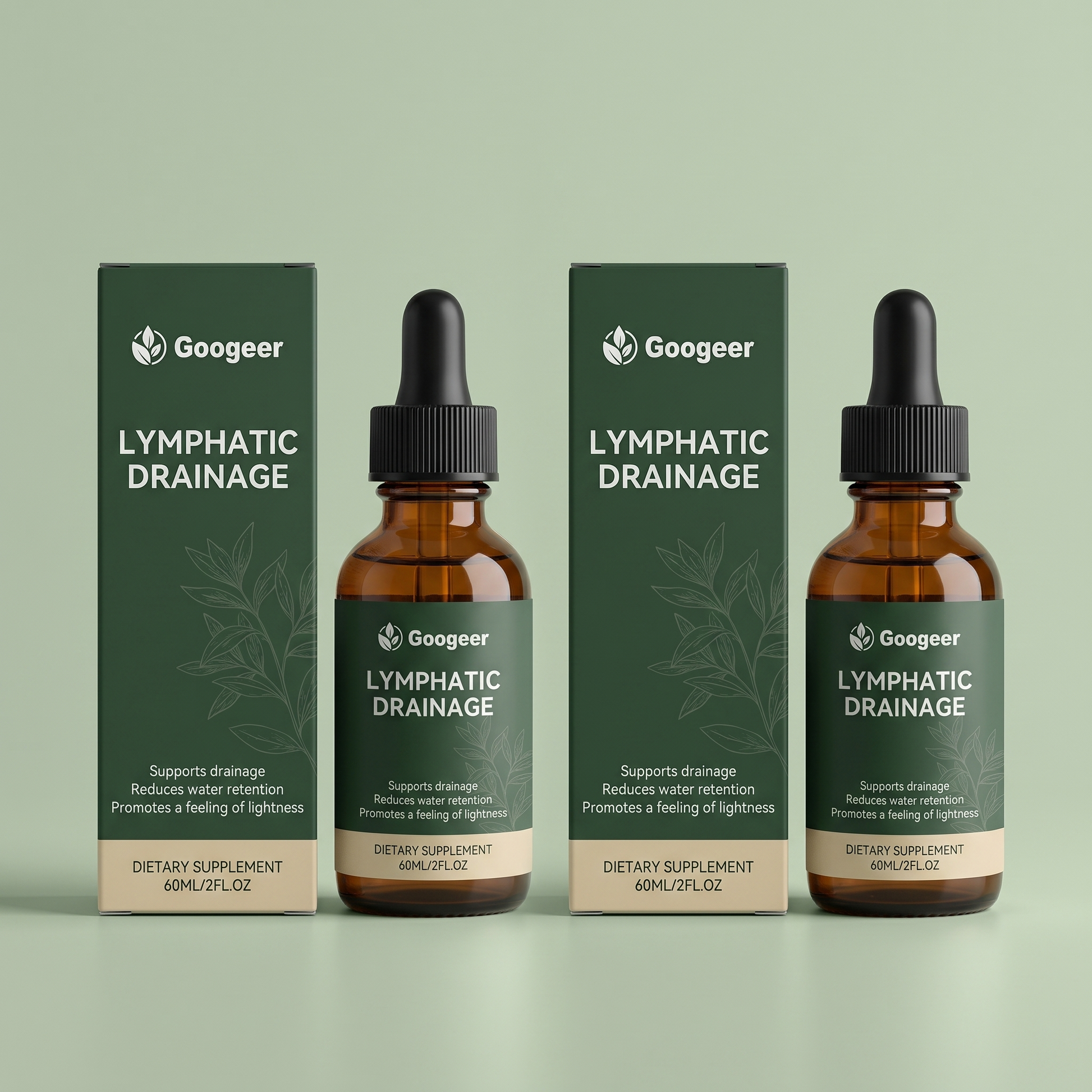 Googeer Lymphatic Drainage 60 ml - 2 pack