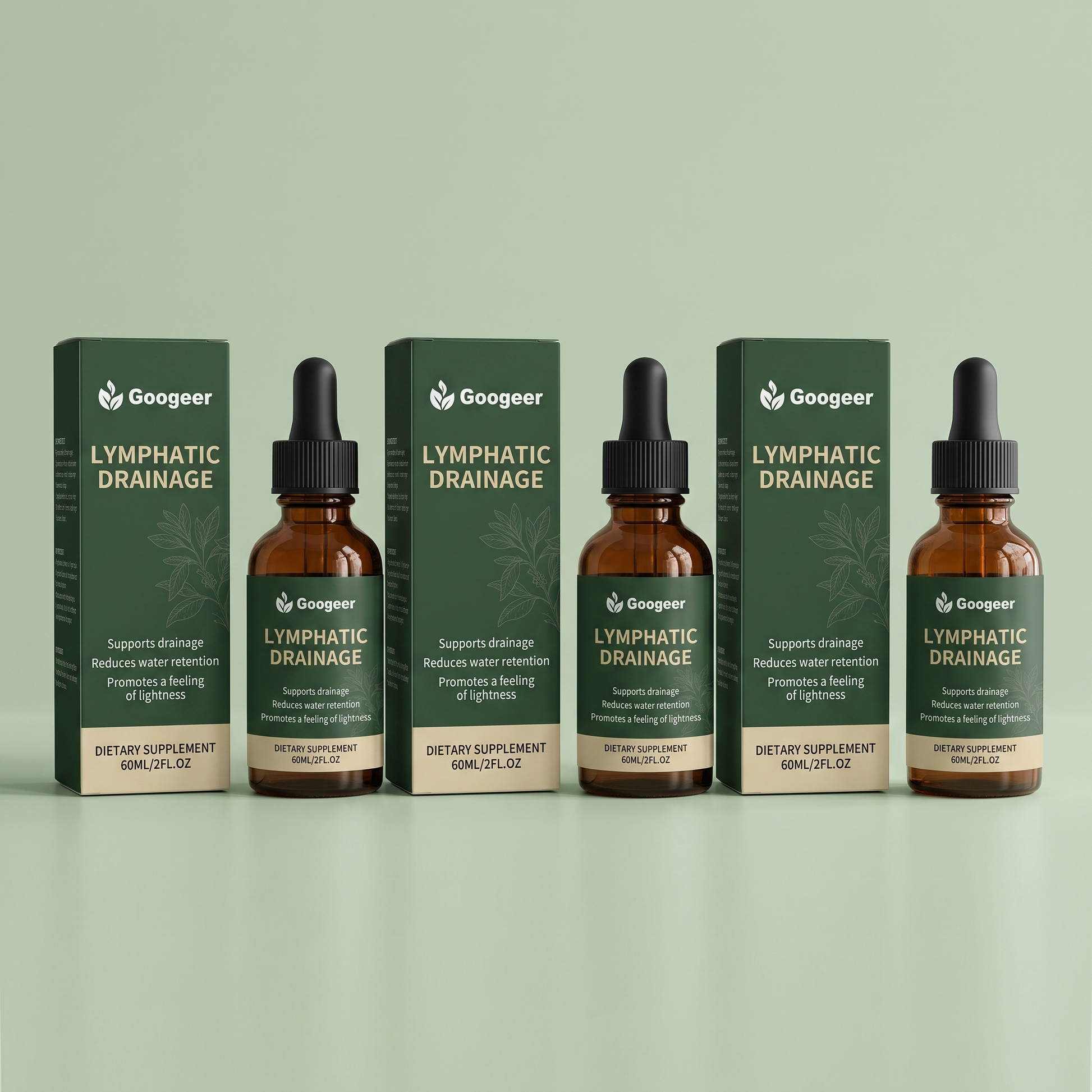Googeer Lymphatic Drainage 60 ml - 3 pack