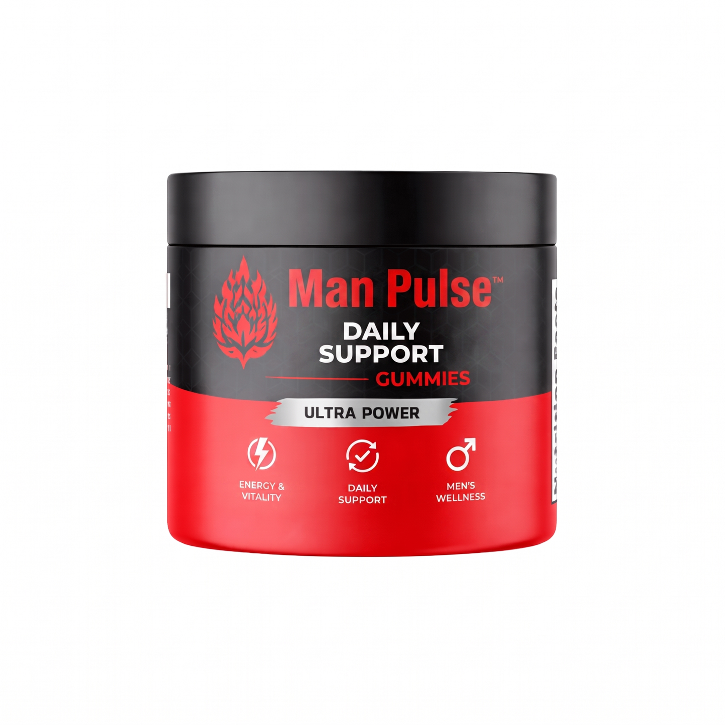 Man Pulse Daily Support Gummies jar, 1 month supply