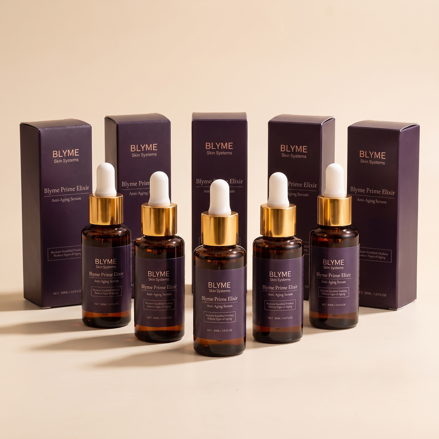 BLYME Prime Elixir Anti-Aging Serum 30ml - 5 pack