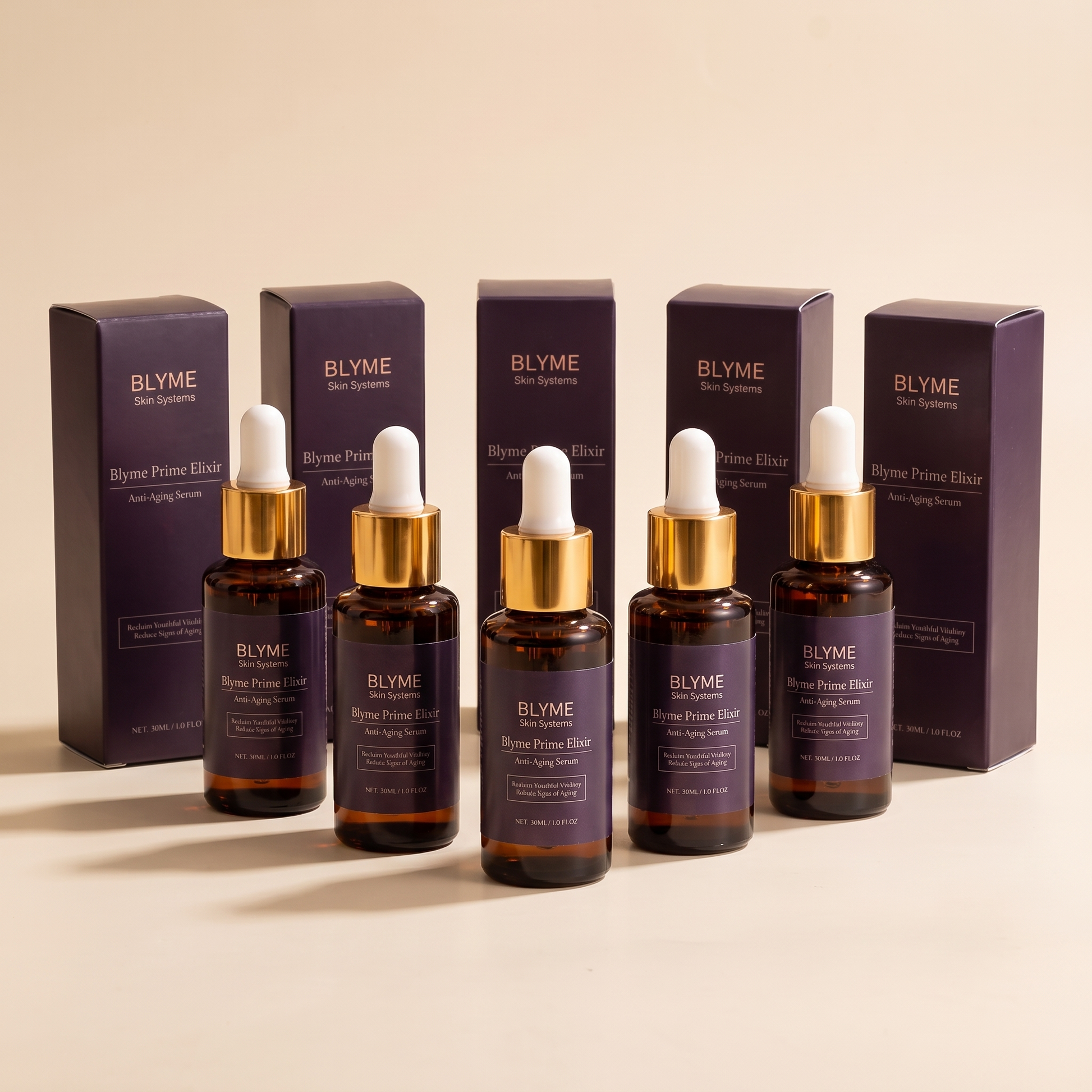 BLYME Prime Elixir Anti-Aging Serum 30ml - 5 pack