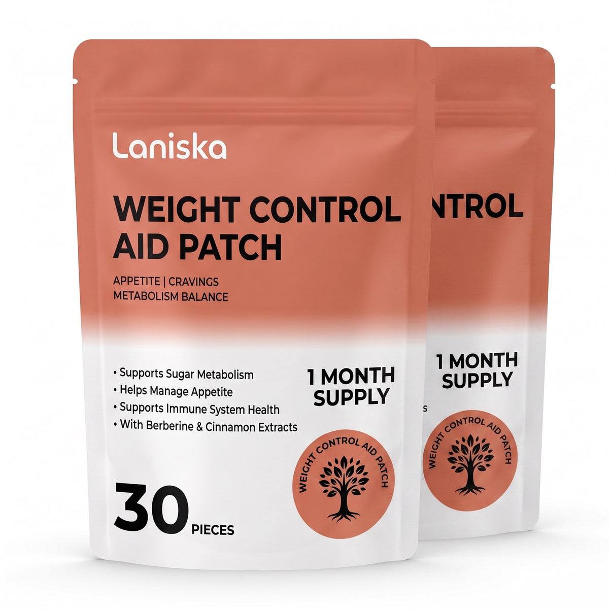 Laniska Daily Patch, 2 pouches