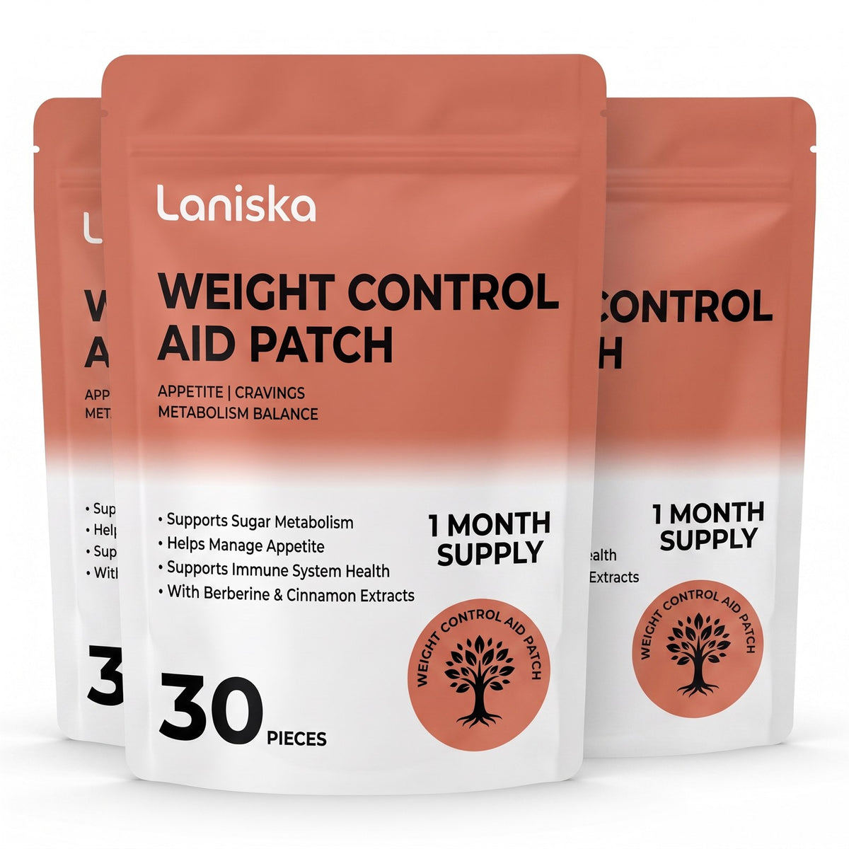 Laniska Daily Patch, 3 pouches