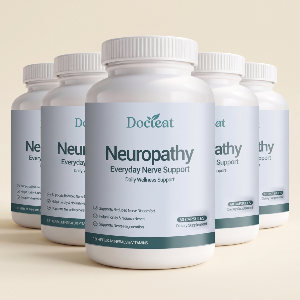 Neuropathy Everyday Nerve Support, 60 capsules - 5 pack
